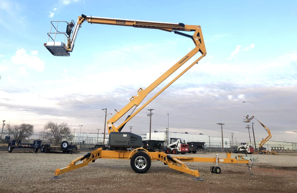 35 ft towable boom lift for sale