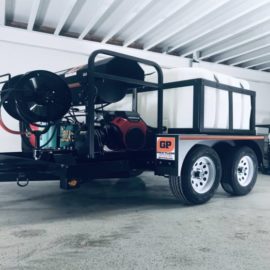 Towable Mobile Hot Pressure Washer System