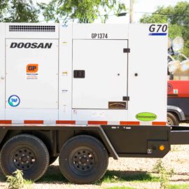 Doosan Diesel Powered Mobile Generator